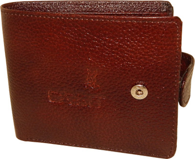 Orbit Men Brown Genuine Leather Wallet(7 Card Slots)