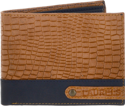 

Laurels Men Tan Artificial Leather Wallet(9 Card Slots)