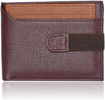 

Accezory Men Casual Brown Artificial Leather Wallet(7 Card Slots), Brown-tan
