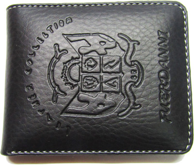 

Poland Boys Black Artificial Leather Wallet(3 Card Slots), Black;brown