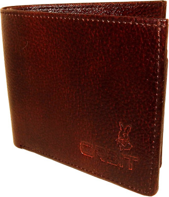 

Orbit Men Brown Genuine Leather Wallet(5 Card Slots)