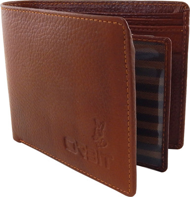

Orbit Men Tan Genuine Leather Wallet(7 Card Slots)