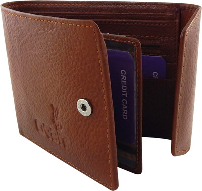 

Orbit Men Tan Genuine Leather Wallet(8 Card Slots)