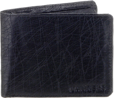 

Laurels Men Black Artificial Leather Wallet(6 Card Slots)