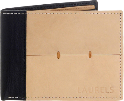 

Laurels Men Brown Genuine Leather Wallet(8 Card Slots)