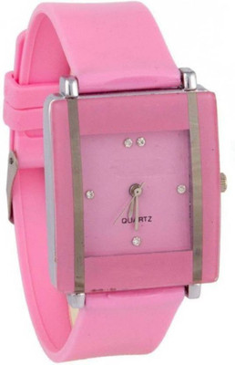 

Swan A0013 Kawa Pink Square Watch For Girls Watch - For Girls