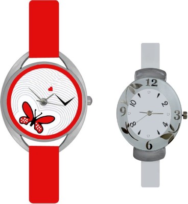 INDIUM NEW VELENTINE LATEST MODEL WITH UNIQUE DESIGN FLOWER WHITE WATCH Watch  - For Girls   Watches  (INDIUM)