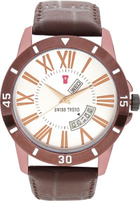 Swiss Trend ST2295 Formal Day and Date Watch  - For Men   Watches  (Swiss Trend)