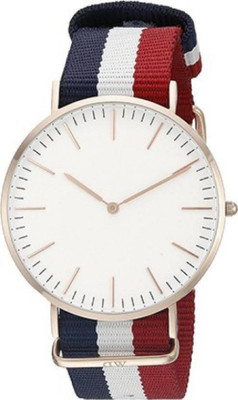 View Miss Perfect DW blue white red stylish slim dial Watch - For Boys & Girls Watch  - For Men & Women Wrist Watches Price Online(Miss Perfect)