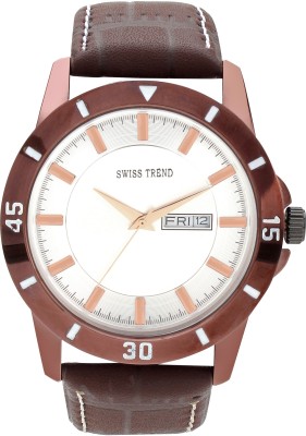 Swiss Trend ST2292 Elegant Day And Date Watch  - For Men   Watches  (Swiss Trend)