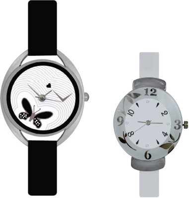 INDIUM NEW VELENTINE LATEST MODEL WITH UNIQUE DESIGN FLOWER WHITE WATCH Watch  - For Girls   Watches  (INDIUM)