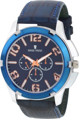 Swiss Trend ST2289 Dummy Chronograph Stylish Blue Watch  - For Men   Watches  (Swiss Trend)