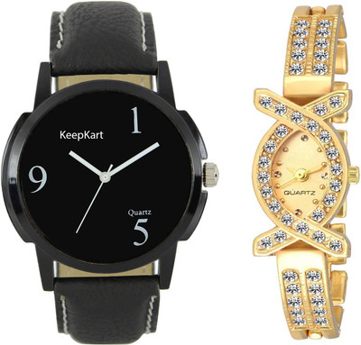 

Keepkart Set Of Two Couple Watch For Boys And Girls Watch - For Men & Women