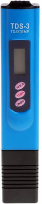 

BalRama New Arrival with Titanium Alloy Probe Digital Tds Meter Tds-3 Water Purity Tester Water Filter Quality Measuring Machine Portable Pocket Handheld Pen Type Hydroponic PPM Indicator + Hold Function + Temp Display for RO UV UF Mineral Water Purifiers