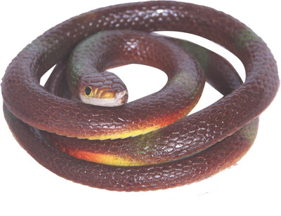 

Homeshopeez Rubber Snake Gag/Prank Toy -Brw-St(Brown)