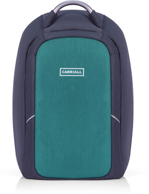 

Carriall Anti Theft Columbus Green,Black 22.4 L Backpack(Green, Black), Black;green