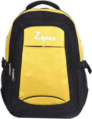 

Zepax Yellow and Black Modish School and College Back Pack 30 L Backpack(Yellow, Black), Black;yellow