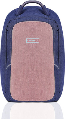 

Carriall Anti Theft Columbus Blue,Beige 22.4 L Backpack(Blue, Beige), Beige;blue