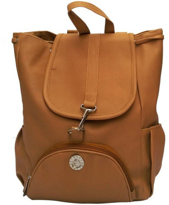 

ONLAND MUSTERD Non Leather Back Pack Bag 2.5 L Backpack(Brown)