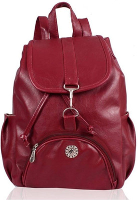 

ONLAND MEROON Non Leather Back Pack Bag 2.5 L Backpack(Maroon)
