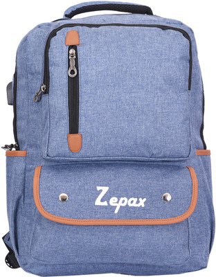 

Zepax Blue Colour USB Port Charging Multipurpose Backpack 28 L Backpack(Blue)