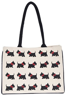 

Bohemians' bag Fashion Jute Bag - Scooby doo Waterproof Shoulder Bag(Black, Red, White, 12 inch)