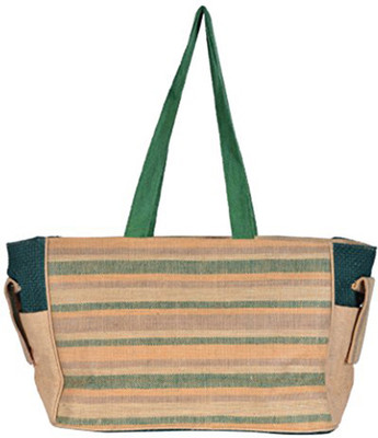 

Bohemians' bag Women's Fashion Jute Bag - Emereld Waterproof Shoulder Bag(Multicolor, 10 inch)