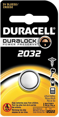 DURACELL Battery - 2032(Black+Yellow)