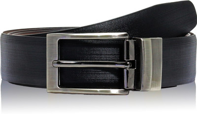 

POLLSTAR Men Formal, Casual Black Genuine Leather Reversible Belt, Black;brown