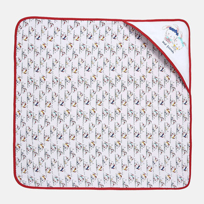 

MINIKLUB Printed  Crib Baby Blanket(Cotton, Multicolor