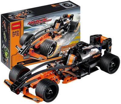 Mohaak Gallery Black Champion Racer Interlocking Building Blocks (137 Pieces)(Multicolor)
