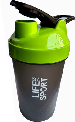 

S.Blaze Amazing Life Is A Sport 500 ml Shaker(Pack of 1, Green), Multicolor