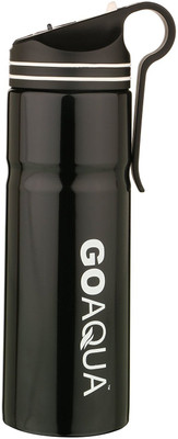 

Rema GoAqua Black Stainless Steel Sports Sipper BPA Free Leak Proof Water Bottle 750 ml Sipper(Pack of 1, Black)