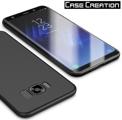CASE CREATION Back Cover for Samsung Galaxy Note8 SM-N950F(Black, Grip Case, Silicon, Pack of: 1)
