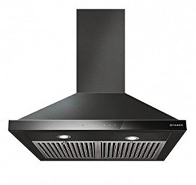 

Faber HOOD TOPAZ PLUS 60 TC BLACK LTW (with free gift coffee maker from Giftipedia) Wall Mounted Chimney(Black 1000 CMH)