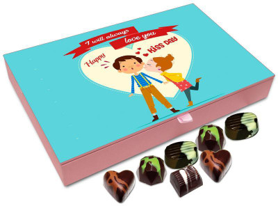 

Chocholik Kiss Day Gift Box - I Will Always Love You Chocolate Box - 12pc Truffles(144 g)