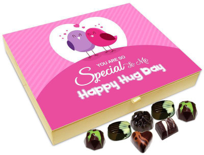 

Chocholik Hug Day Gift Box - Happy Hug Day You Are So Special To Me Chocolate Box - 20pc Truffles(240 g)