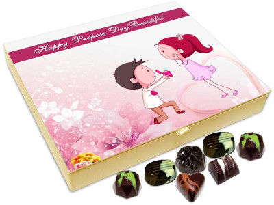 

Chocholik Propose Day Gift Box - Happy Propose Day Beautiful Chocolate Box - 20pc Truffles(240 g)