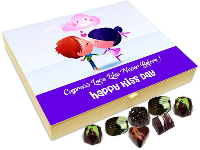 

Chocholik Kiss Day Gift Box - Express Love Like Never Before Chocolate Box - 20pc Truffles(240 g)