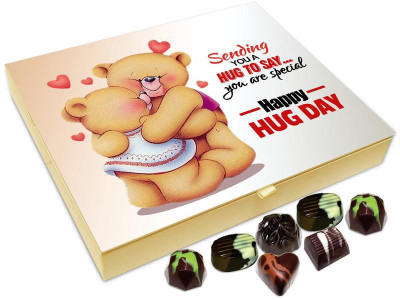 

Chocholik Hug Day Gift Box - Sending You A Hug To Say You Are Special Chocolate Box - 20pc Truffles(240 g)