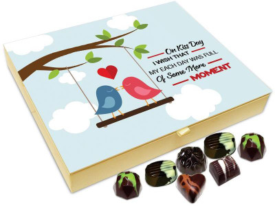 

Chocholik Kiss Day Gift Box - On Kiss That I Wish My Each day Was Full Of Some More Moments Chocolate Box - 20pc Truffles(240 g)