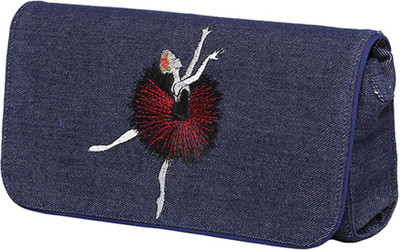 

Hepburnette Party Blue Clutch