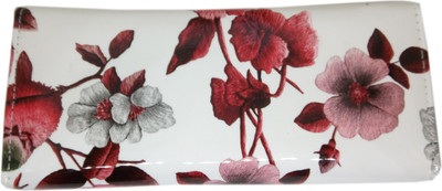 

VShine Casual Red, White Clutch
