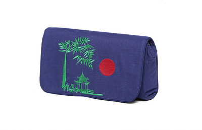 

Hepburnette Party Blue Clutch