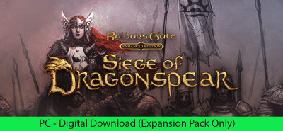 Baldur's Gate: Siege of Dragonspear DLC with Expansion Pack Only(Code in the Box - for PC)