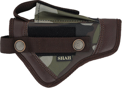 

SHAH Nylon .9 mm Pistol Cover, 18 cm x 13 cm (Brown) Racquet Carry Case/Cover Free Size(Multicolor)