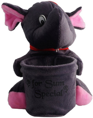 

Kanchan Toys 1 Compartments Silk Pen Holder(Grey)