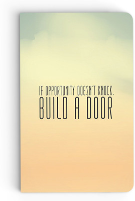 

inkFlap A5 Notebook(Premium Designer Notebook - Opportunity, Light Peach)