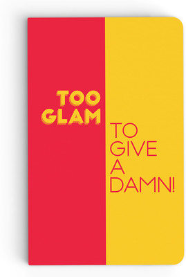 

inkFlap A5 Notebook(Premium Designer Notebook - Too Glam, Red & Yellow)
