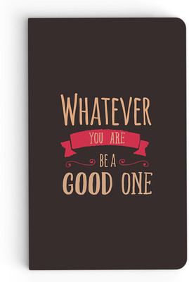 

inkFlap A5 Notebook(Premium Designer Notebook - Whatever (Dark Brown), Brown)
